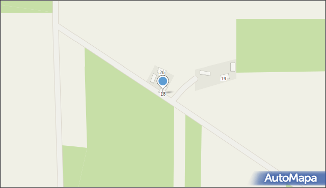 Kodeń, Kodeń Pierwszy, 18, mapa Kodeń