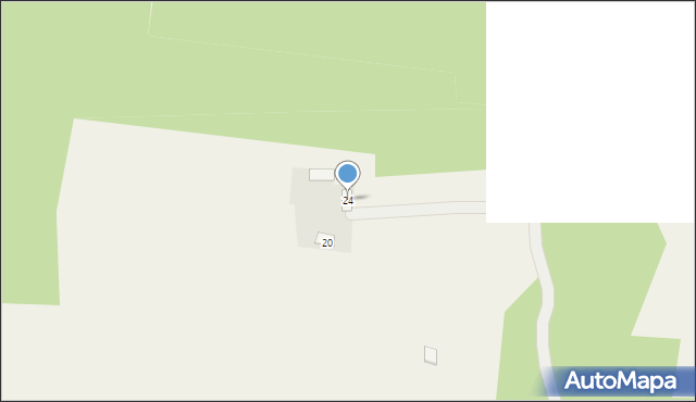 Kodeń, Kodeń Pierwszy, 24, mapa Kodeń