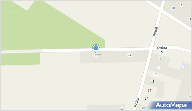 Kodeń, Kodeń Pierwszy, 35, mapa Kodeń