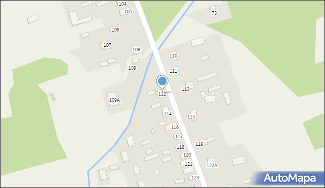 Kodeniec, Kodeniec, 112, mapa Kodeniec