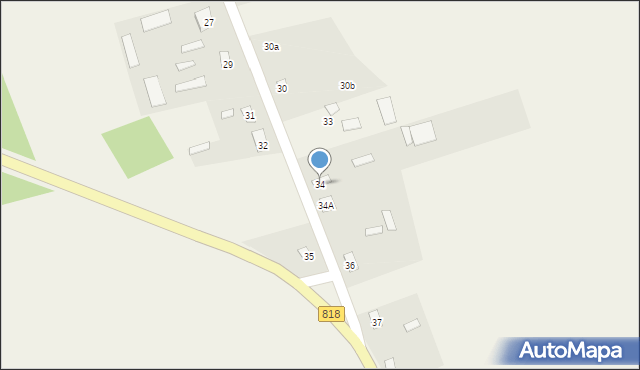 Kodeniec, Kodeniec, 34, mapa Kodeniec