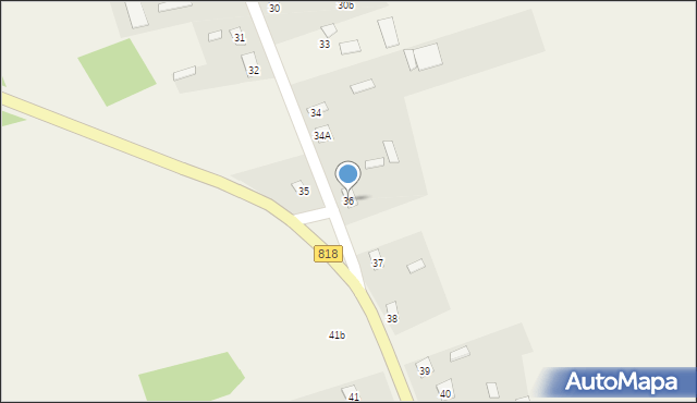 Kodeniec, Kodeniec, 36, mapa Kodeniec