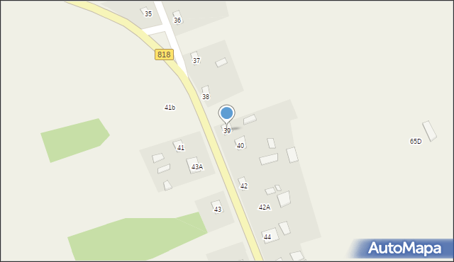 Kodeniec, Kodeniec, 39, mapa Kodeniec