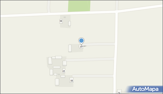 Kodłutowo, Kodłutowo, 67, mapa Kodłutowo
