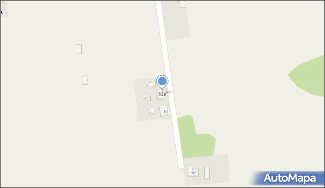 Kodrąbek, Kodrąbek, 61a, mapa Kodrąbek