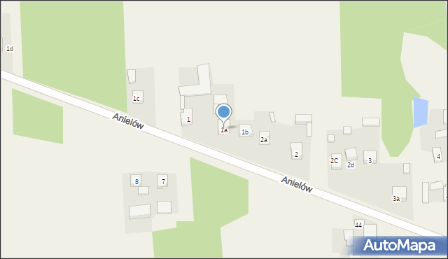 Kodrań, Kodrań, 1a, mapa Kodrań