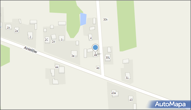 Kodrań, Kodrań, 4a, mapa Kodrań