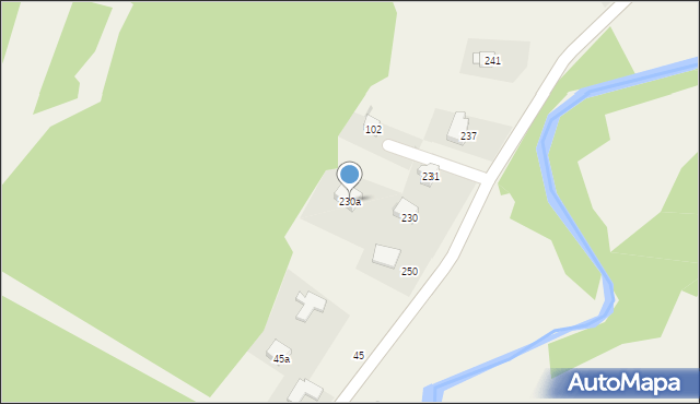 Kojszówka, Kojszówka, 230a, mapa Kojszówka