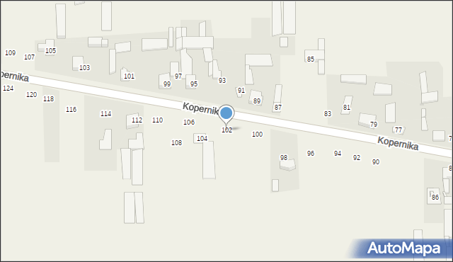 Kokawa, Kopernika Mikołaja, 102, mapa Kokawa