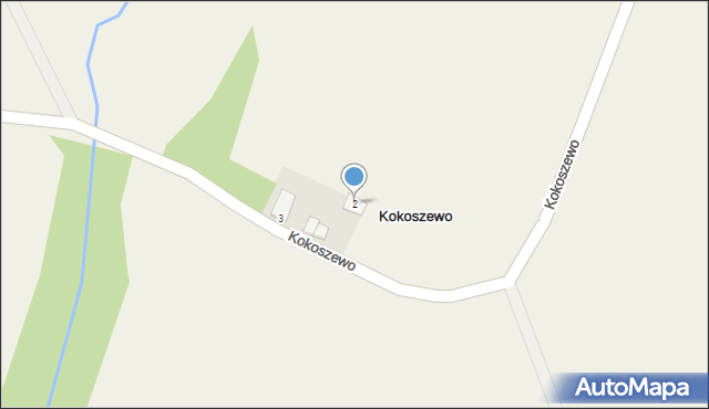 Kokoszewo, Kokoszewo, 2, mapa Kokoszewo