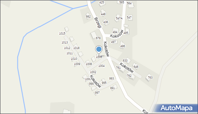 Kokotów, Kokotów, 1006, mapa Kokotów