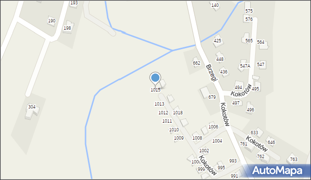 Kokotów, Kokotów, 1015, mapa Kokotów