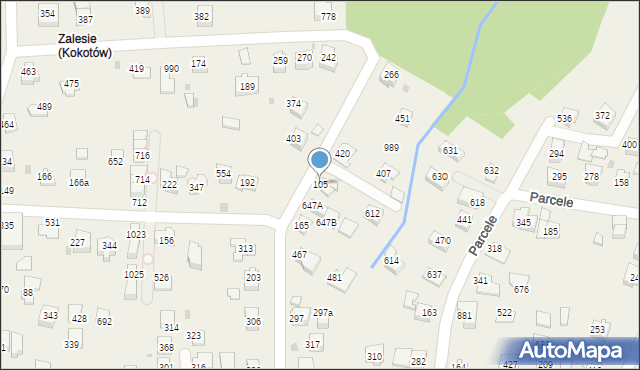 Kokotów, Kokotów, 105, mapa Kokotów