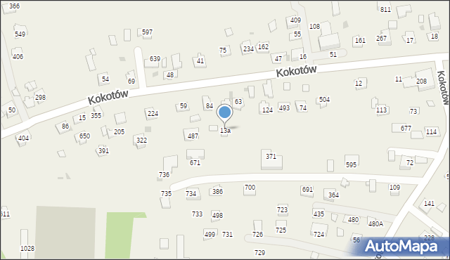 Kokotów, Kokotów, 13a, mapa Kokotów
