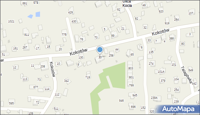 Kokotów, Kokotów, 30, mapa Kokotów