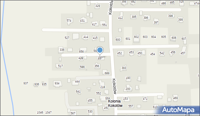 Kokotów, Kokotów, 337, mapa Kokotów