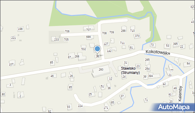 Kokotów, Kokotów, 36, mapa Kokotów