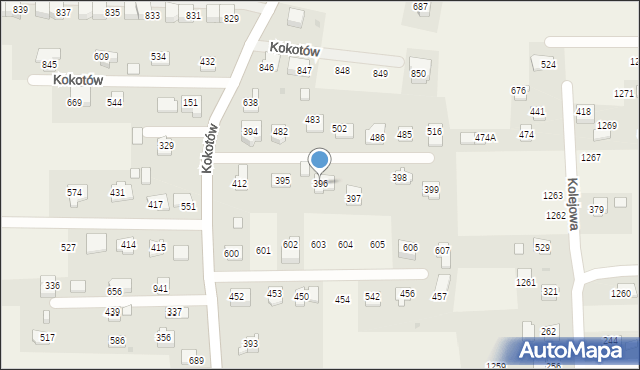 Kokotów, Kokotów, 396, mapa Kokotów