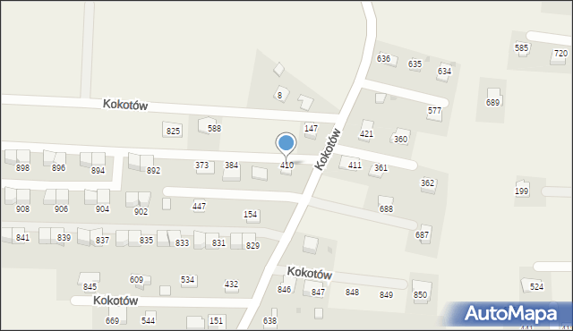 Kokotów, Kokotów, 410, mapa Kokotów