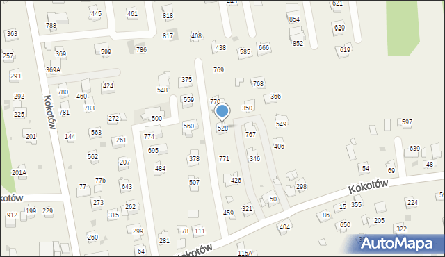 Kokotów, Kokotów, 528, mapa Kokotów
