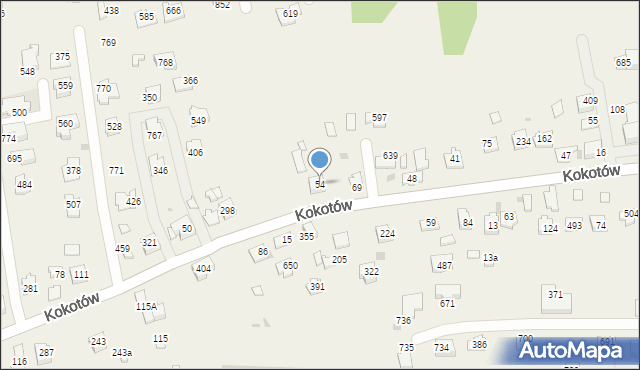 Kokotów, Kokotów, 54, mapa Kokotów