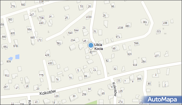 Kokotów, Kokotów, 62, mapa Kokotów