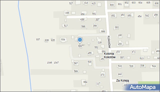 Kokotów, Kokotów, 641, mapa Kokotów