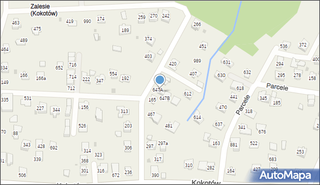 Kokotów, Kokotów, 647, mapa Kokotów