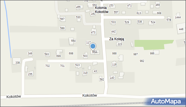 Kokotów, Kokotów, 654, mapa Kokotów
