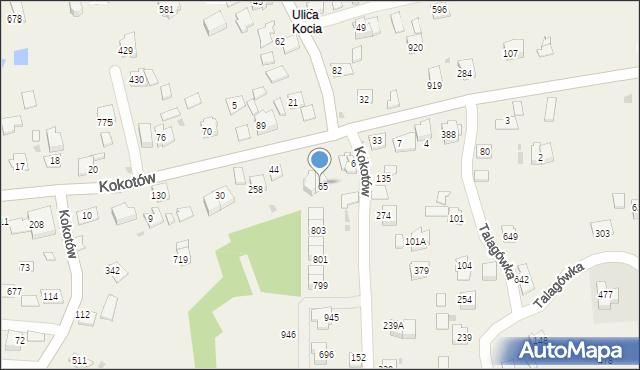 Kokotów, Kokotów, 65B, mapa Kokotów