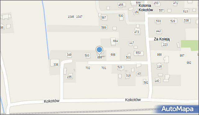 Kokotów, Kokotów, 699, mapa Kokotów