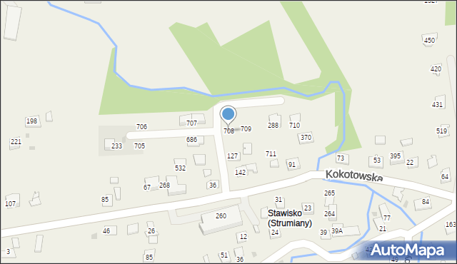 Kokotów, Kokotów, 708, mapa Kokotów