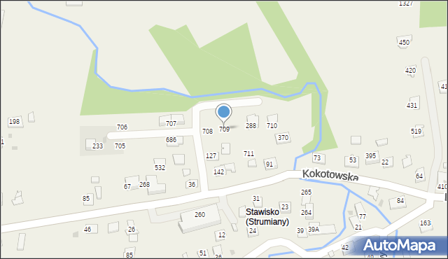 Kokotów, Kokotów, 709, mapa Kokotów