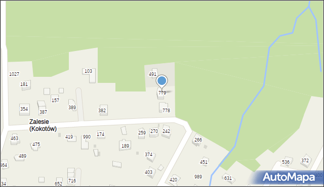 Kokotów, Kokotów, 779, mapa Kokotów
