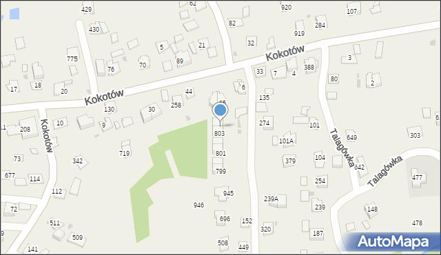 Kokotów, Kokotów, 804, mapa Kokotów