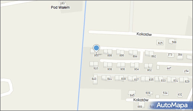 Kokotów, Kokotów, 900, mapa Kokotów
