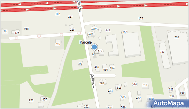 Kokotów, Kokotów, 980, mapa Kokotów