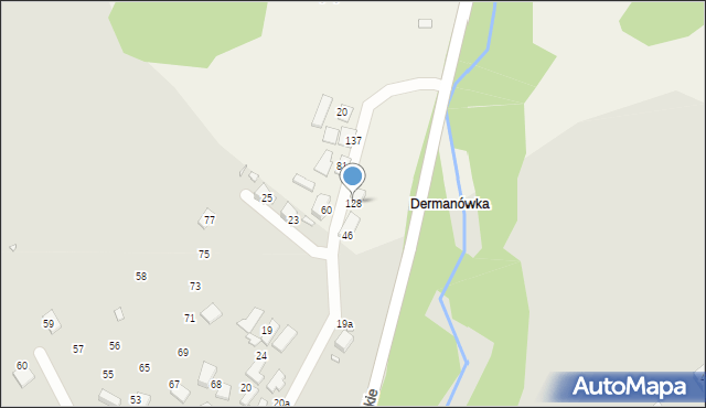 Kokuszka, Kokuszka, 128, mapa Kokuszka