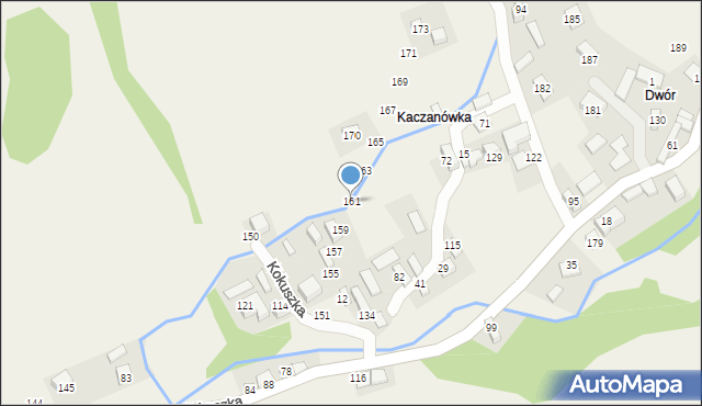 Kokuszka, Kokuszka, 161, mapa Kokuszka