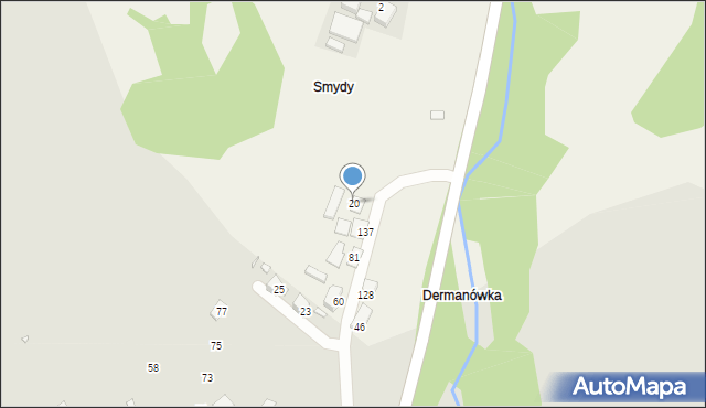 Kokuszka, Kokuszka, 20, mapa Kokuszka