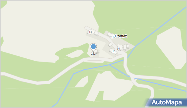 Kokuszka, Kokuszka, 251, mapa Kokuszka