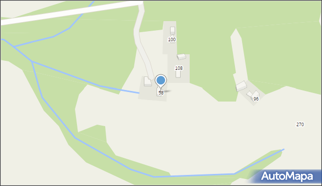 Kokuszka, Kokuszka, 58, mapa Kokuszka