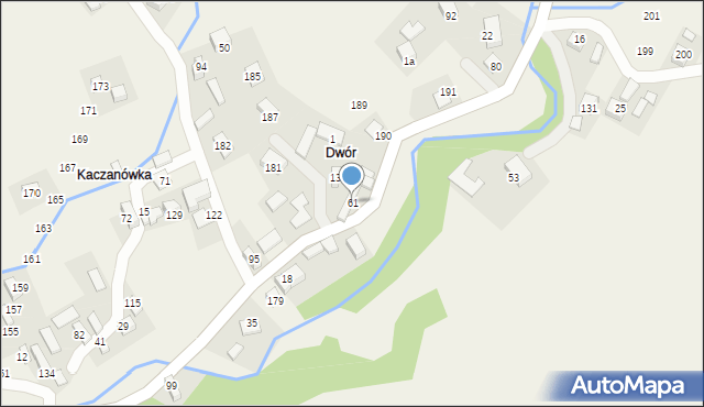 Kokuszka, Kokuszka, 61, mapa Kokuszka