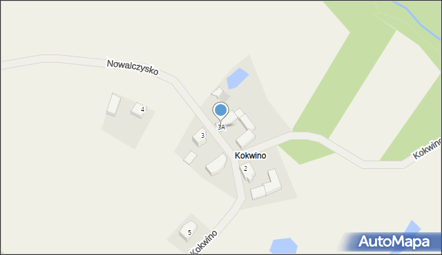 Kokwino, Kokwino, 3A, mapa Kokwino