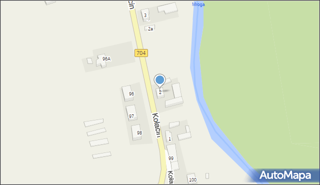 Kołacin, Kołacin, 2, mapa Kołacin