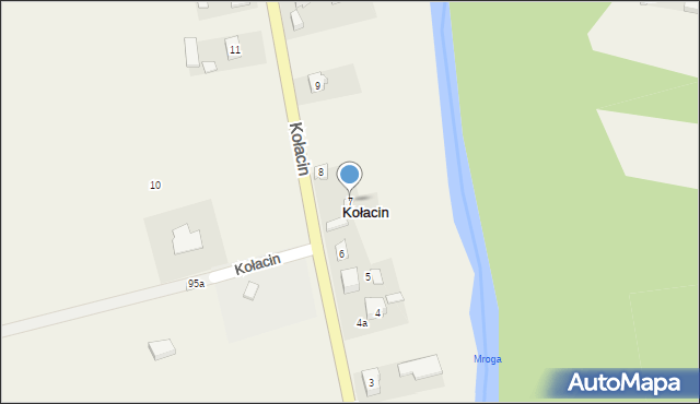 Kołacin, Kołacin, 7, mapa Kołacin