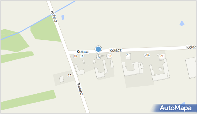 Kołacz, Kołacz, 17, mapa Kołacz