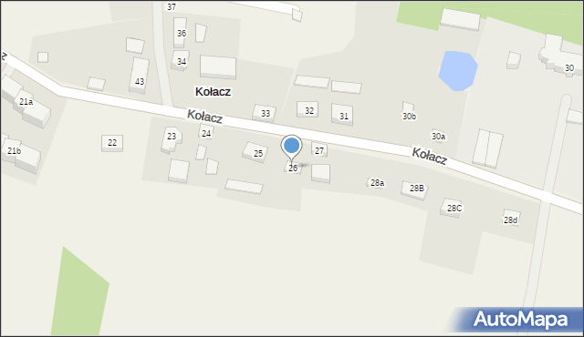 Kołacz, Kołacz, 26, mapa Kołacz