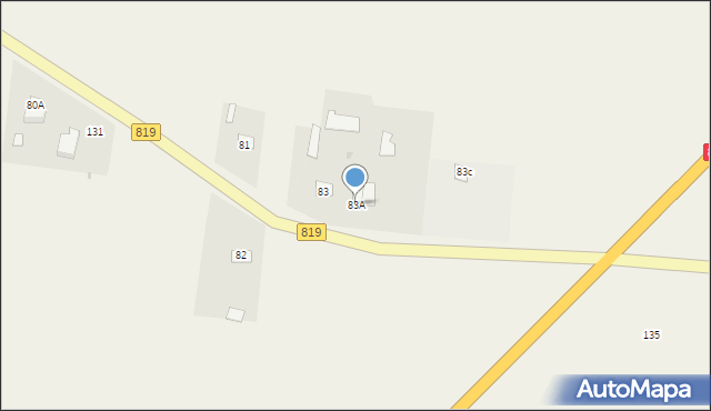 Kołacze, Kołacze, 83A, mapa Kołacze
