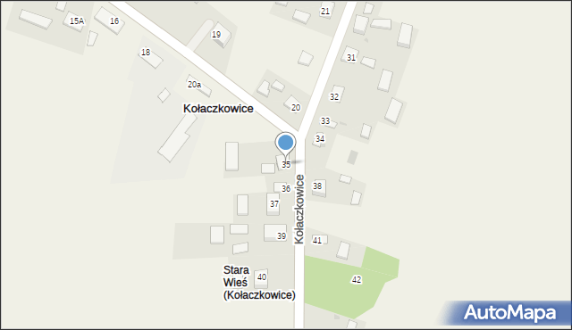 Kołaczkowice, Kołaczkowice, 35, mapa Kołaczkowice